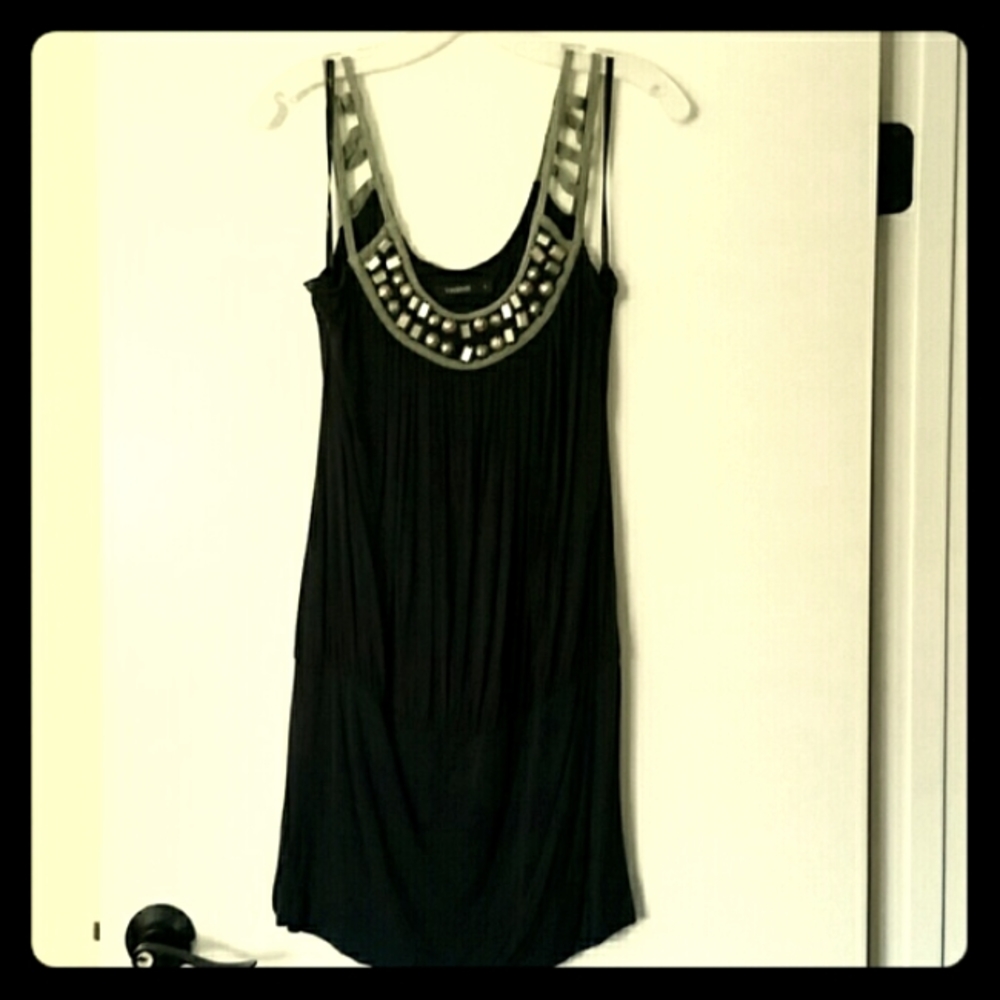 Charcoal embellished dress - Picture 1 of 3